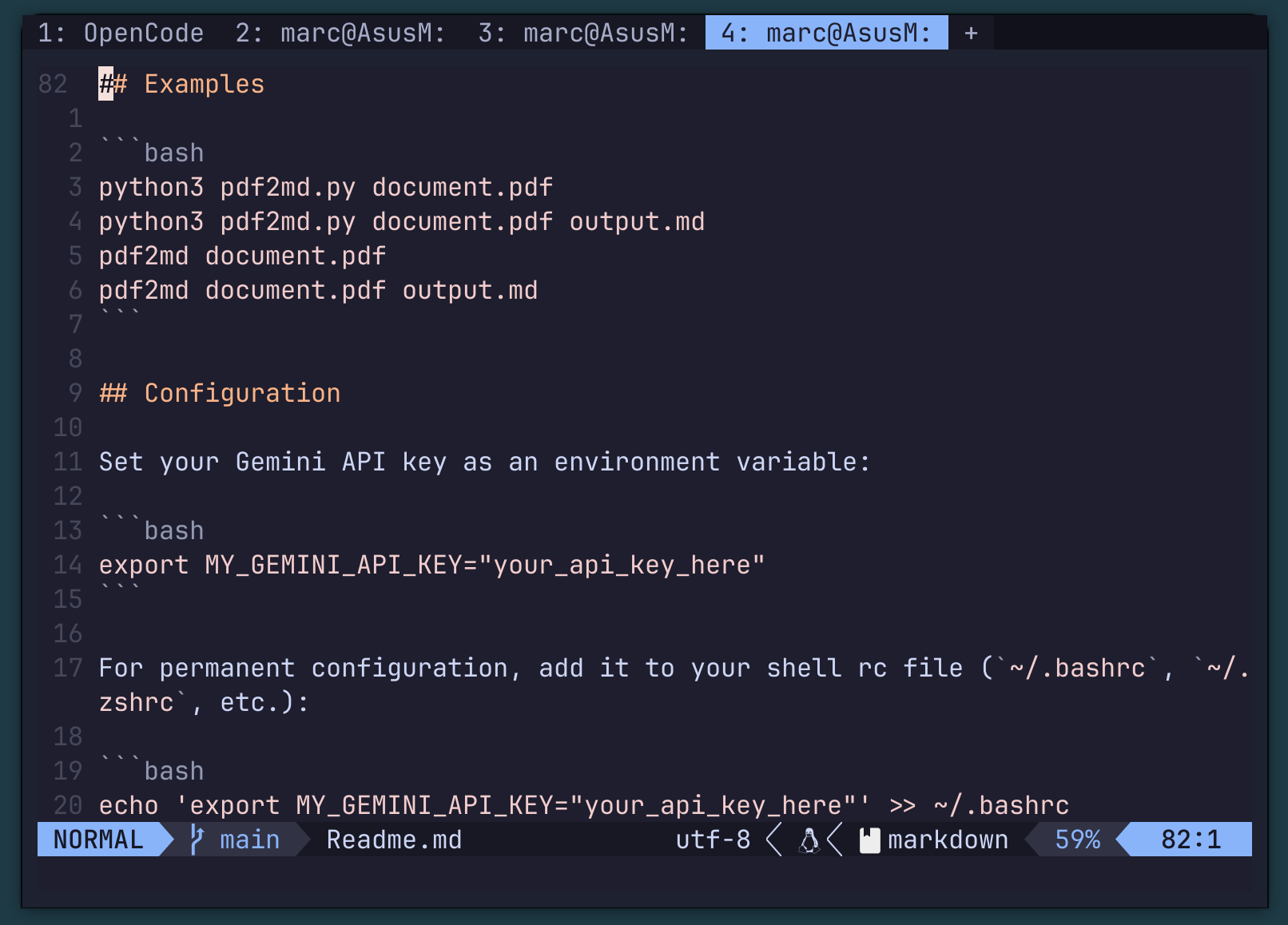 PDF to Markdown conversion