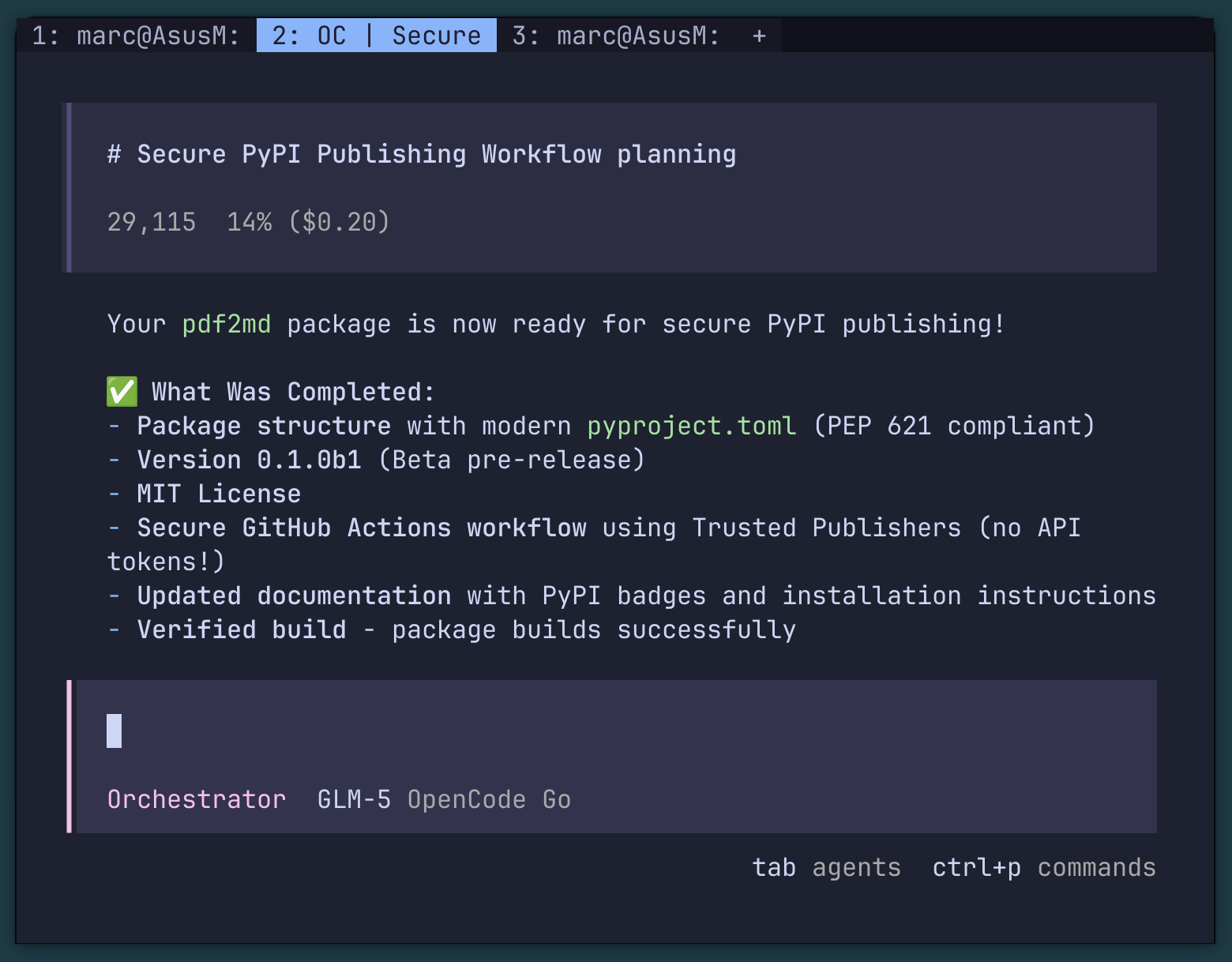 Project detection and validation